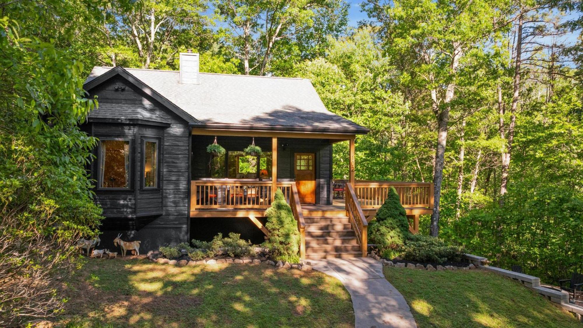 Serene Mountain And Sunset Views 3Bd Cabin Franklin Exterior photo