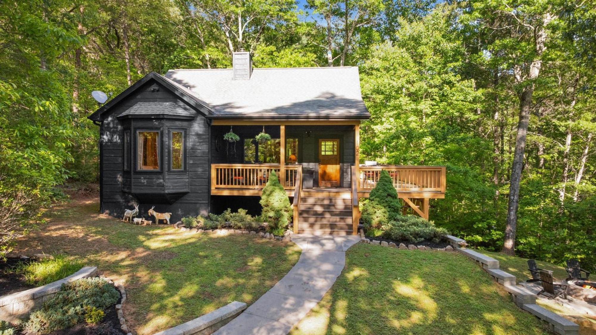 Serene Mountain And Sunset Views 3Bd Cabin Franklin Exterior photo