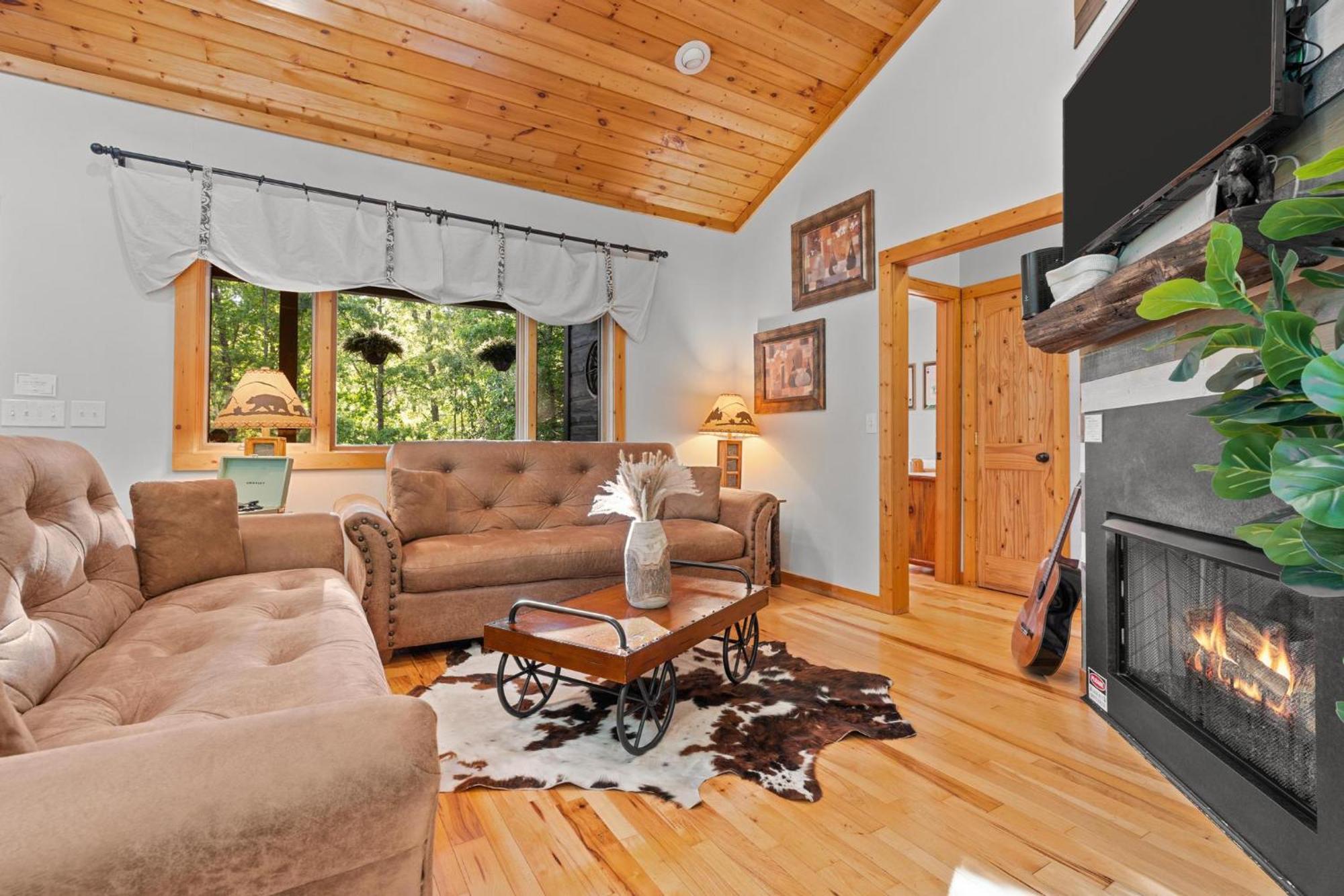 Serene Mountain And Sunset Views 3Bd Cabin Franklin Exterior photo